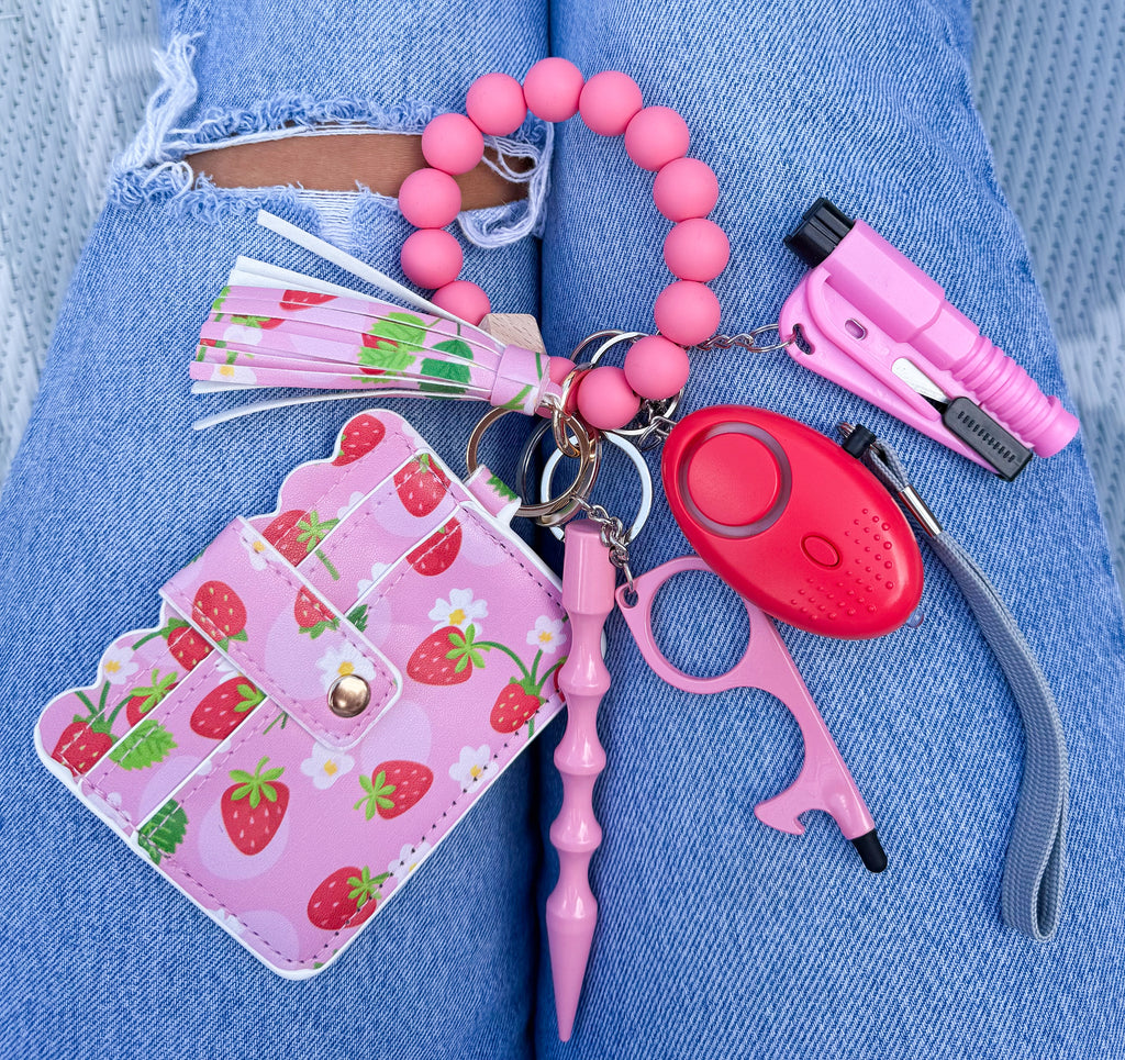 Strawberry Fields Beaded Wallet