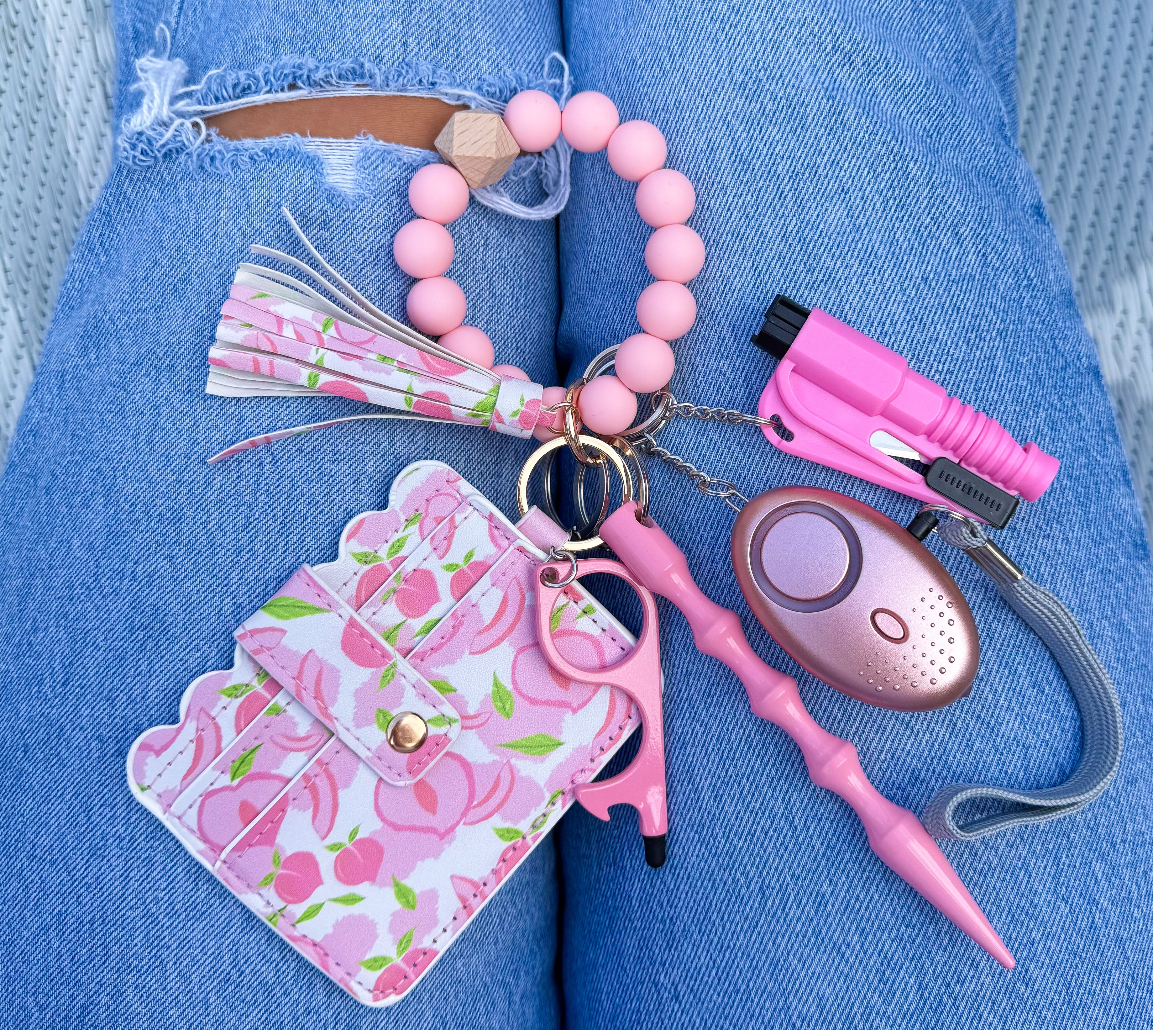 Just Peachy Beaded Wallet