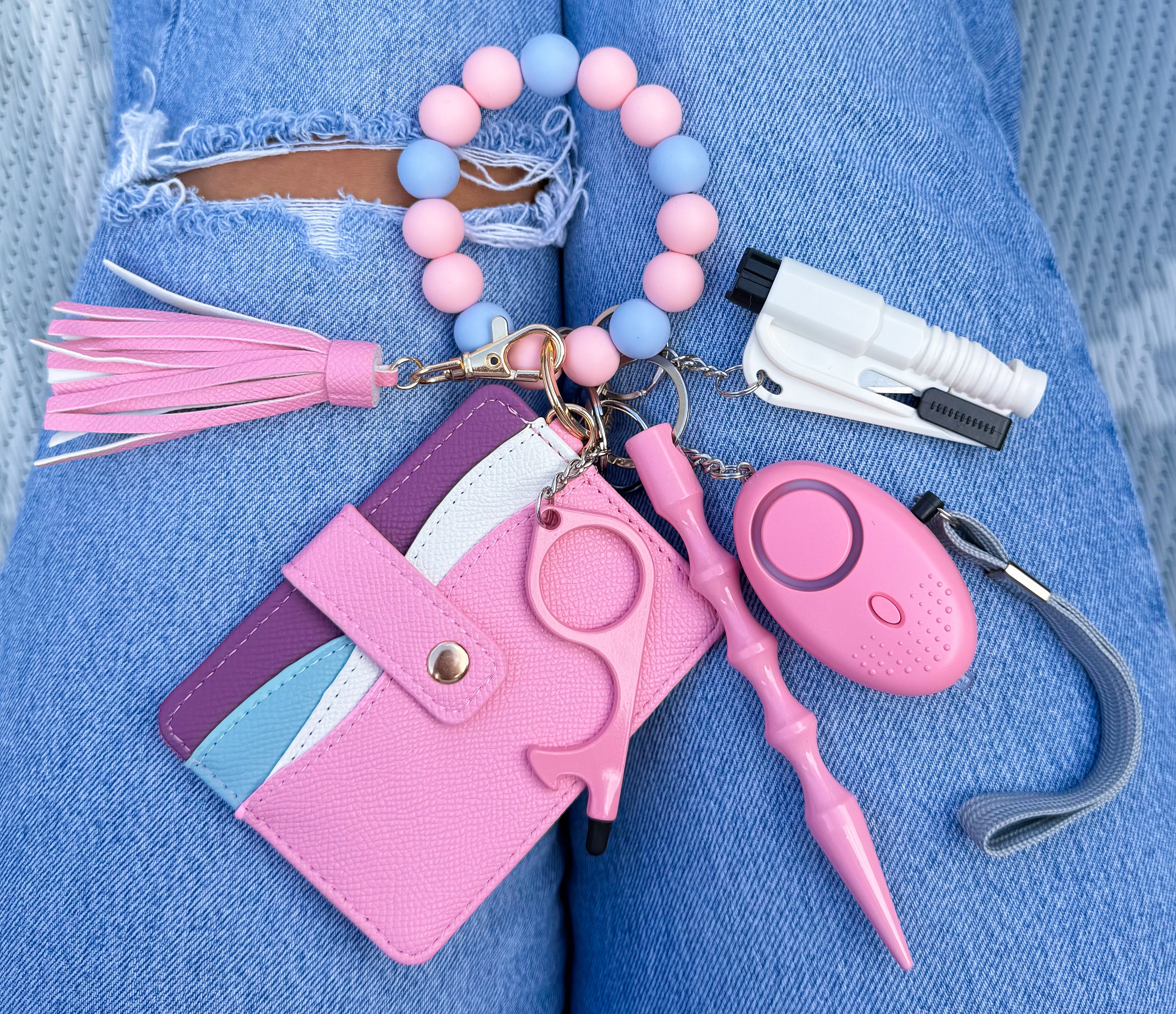 Bubblegum Beaded Wallet