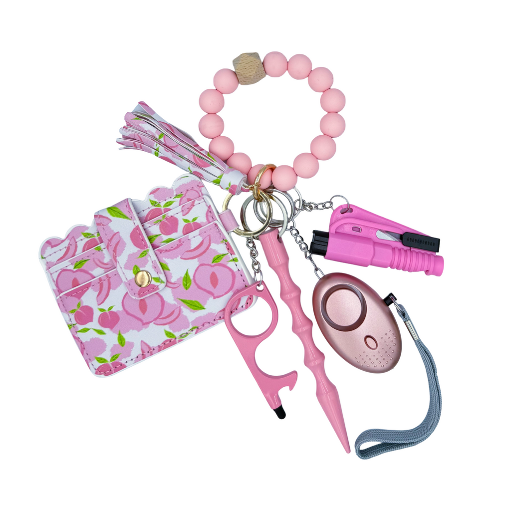 Just Peachy Beaded Wallet